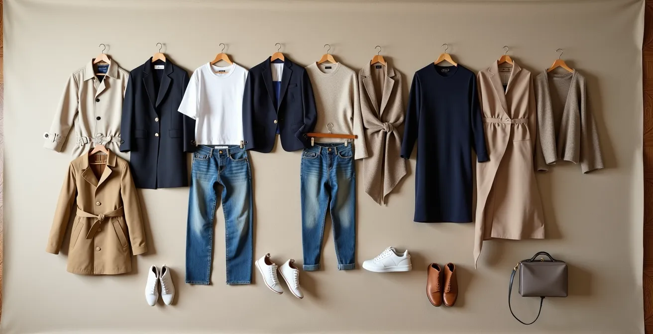 Overzicht van 10 essentiële kledingstukken aangepast aan het Belgische klimaat