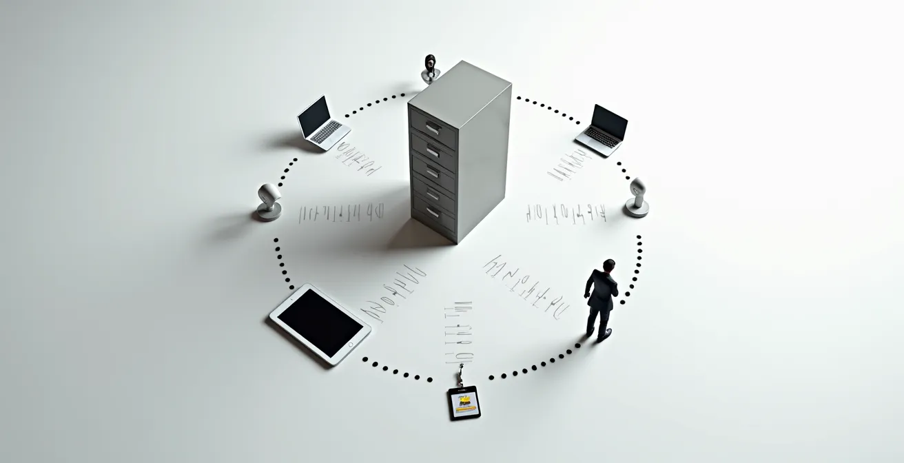 Visuele weergave van databronnen inventarisatie in een KMO