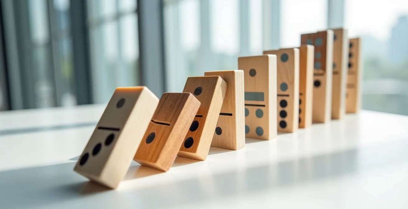 Visuele weergave van de impact versus moeite matrix voor digitale transformatie