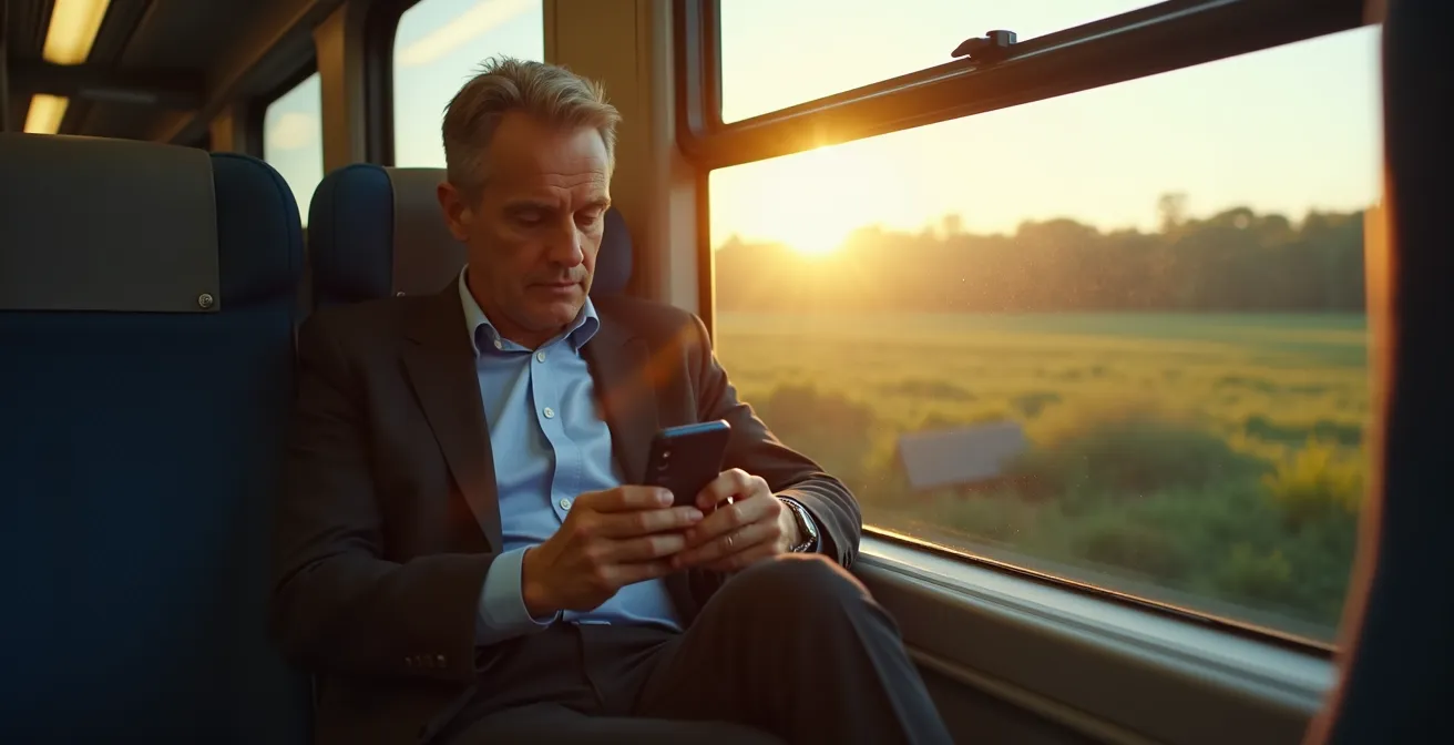 Forens leert nieuwe vaardigheid via app tijdens treinreis